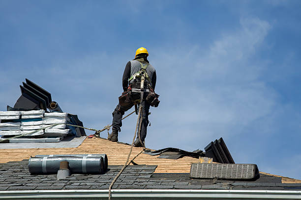 Professional Roof Replacement technician working in Bunn, NC